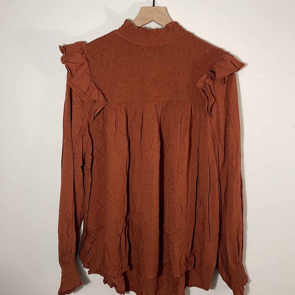 Knox Rose Blouse // Rust, Burnt Clay